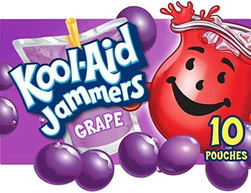 Kool-Aid Juice Drink, 40 ct Pack, Grape Flavored, 4 Boxes of 10 Pouches