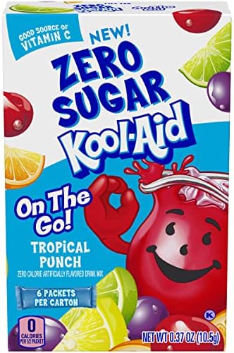 Kool-Aid Sugar-Free Tropical Punch On-The-Go Powdered Drink Mix 6 Count