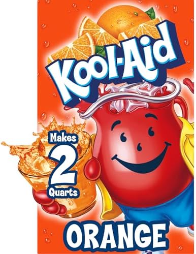 Kool-Aid Unsweetened Caffeine Free Orange Zero Calories Powdered Drink Mix 192 Count Pitcher Packets