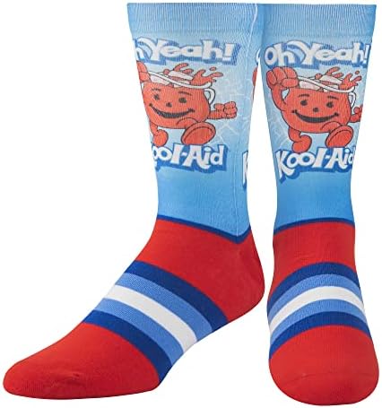 Odd Sox - Kool Aid Drink Mix Crew Socks, Size Large