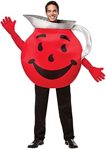 Rasta Imposta Men's Kool Aid Guy, Red/Black/Silver, One Size